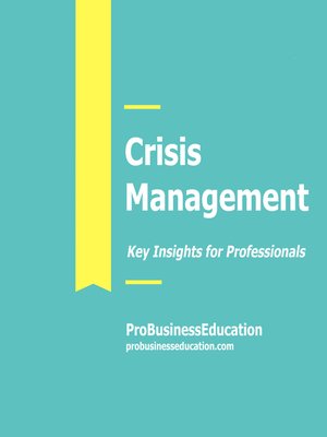 cover image of Crisis Management